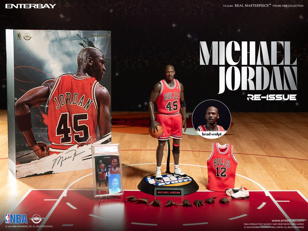 NBA Collection Real Masterpiece Actionfigur 1/6 Michael Jordan I'm Back Edition Limited 30 cm - Preorder - ETA: 26.11.2025