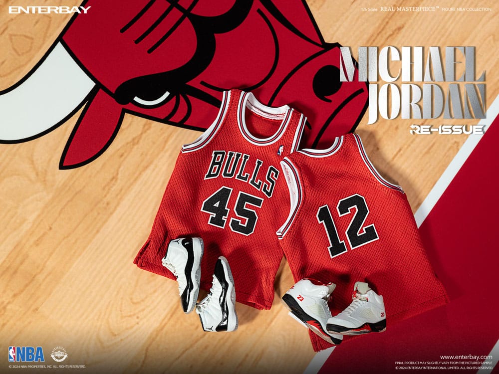 NBA Collection Real Masterpiece Actionfigur 1/6 Michael Jordan I'm Back Edition Limited 30 cm - Preorder - ETA: 26.11.2025