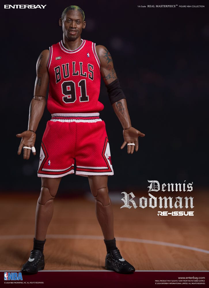 NBA Collection Real Masterpiece Actionfigur 1/6 Dennis Rodman Limited Retro Editon 33 cm - Preorder - ETA: 26.11.2025