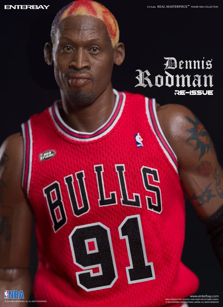 NBA Collection Real Masterpiece Actionfigur 1/6 Dennis Rodman Limited Retro Editon 33 cm - Preorder - ETA: 26.11.2025