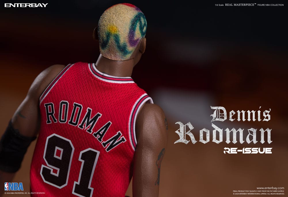 NBA Collection Real Masterpiece Actionfigur 1/6 Dennis Rodman Limited Retro Editon 33 cm - Preorder - ETA: 26.11.2025