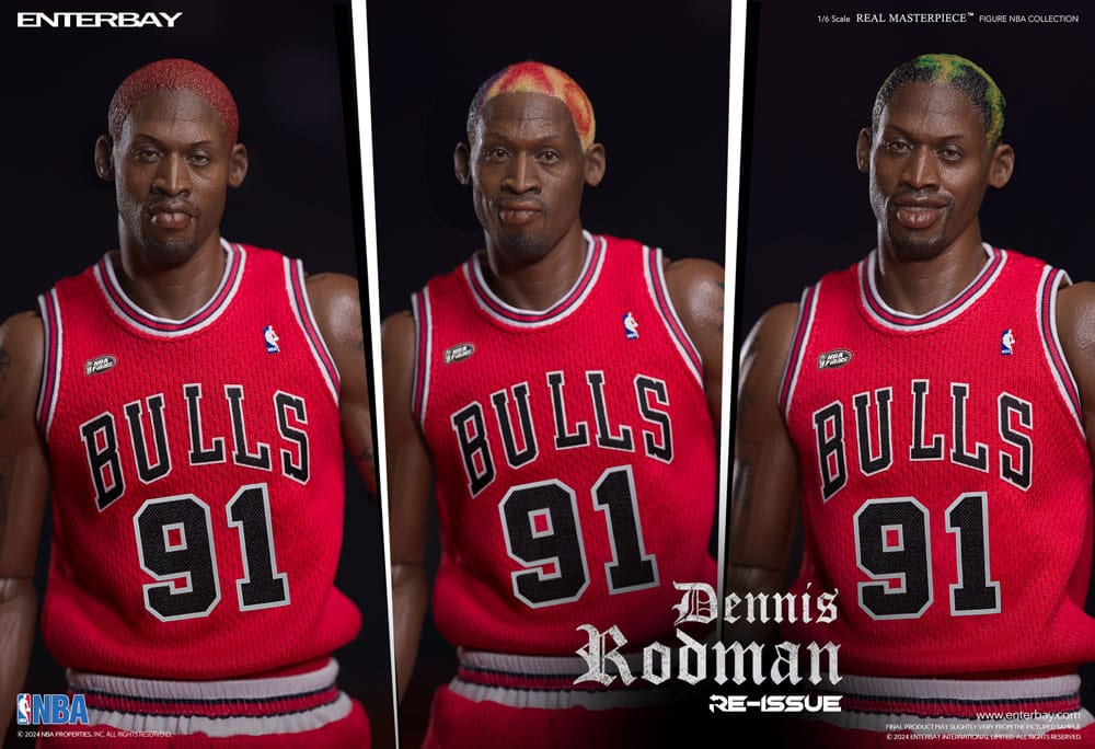 NBA Collection Real Masterpiece Actionfigur 1/6 Dennis Rodman Limited Retro Editon 33 cm - Preorder - ETA: 26.11.2025