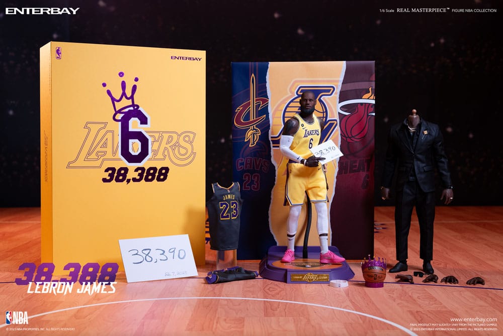 NBA Collection Real Masterpiece Actionfigur 1/6 Lebron James Special Edition 30 cm - Preorder - ETA: 26.11.2025