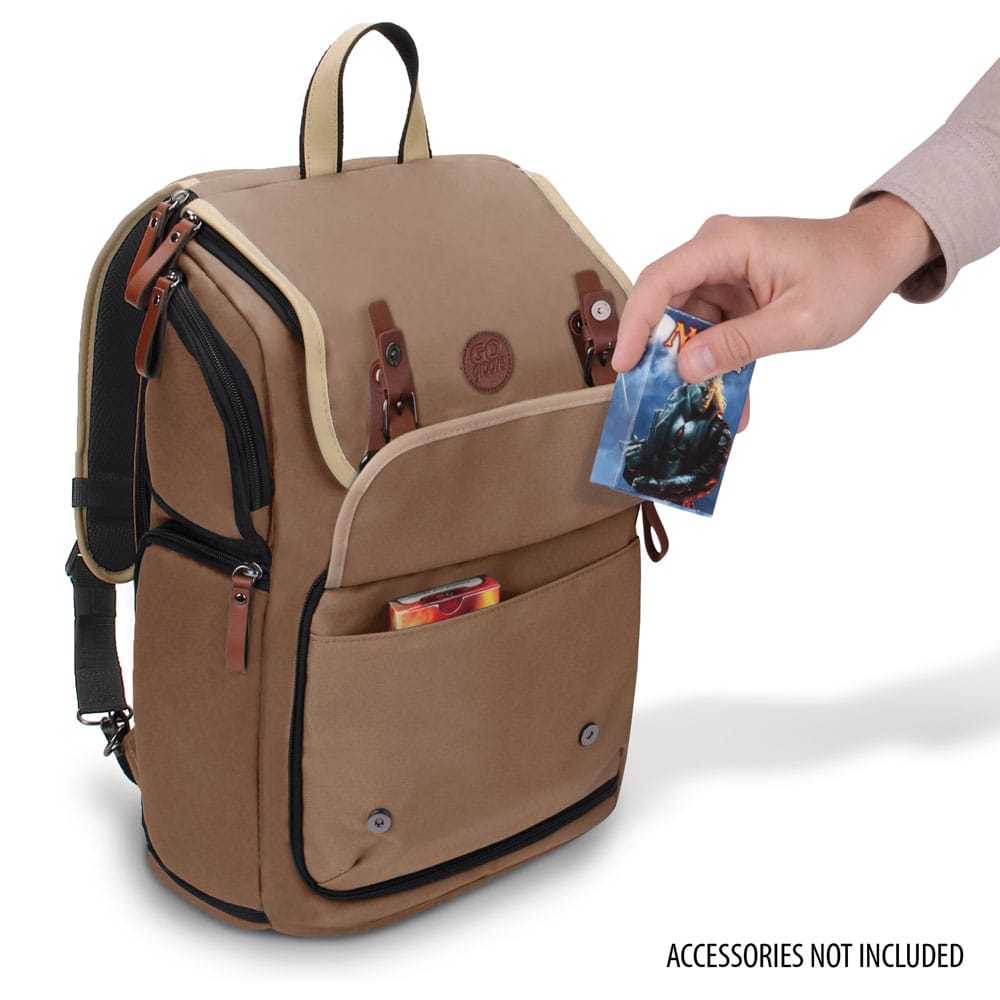 Enhance TCG Series Trading Card Backpack Designer Edition Tan Full-size - Preorder - ETA: 17.10.2025