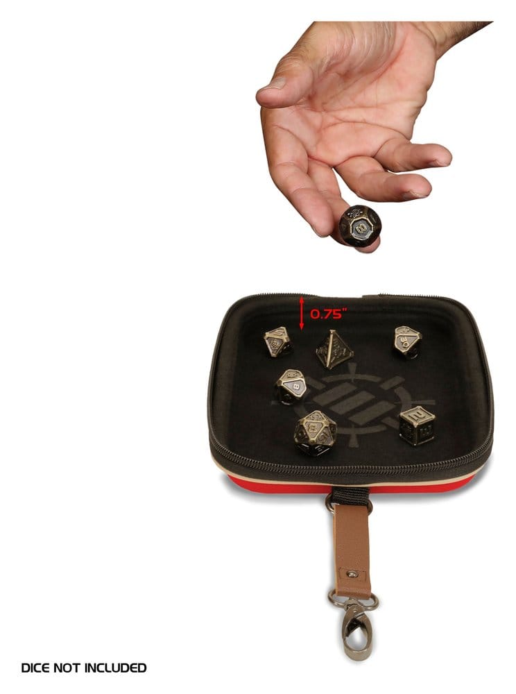 Enhance Brettspiel Würfeltasche Designer Edition Rot - Versand: 7 Tage nach Bestellung