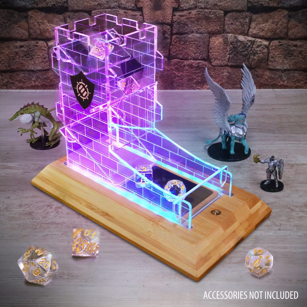 Enhance Tabletop Series LED Würfelturm mit Würfel Set Clear - Preorder - ETA: 17.10.2025