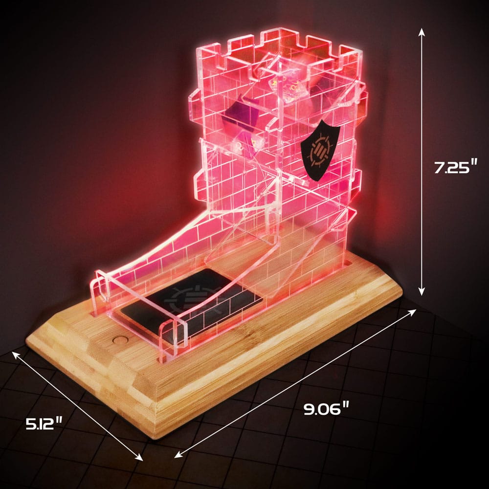 Enhance Tabletop Series LED Würfelturm mit Würfel Set Clear - Preorder - ETA: 17.10.2025