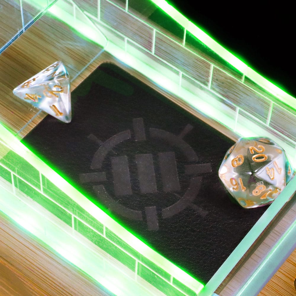 Enhance Tabletop Series LED Würfelturm mit Würfel Set Clear - Preorder - ETA: 17.10.2025