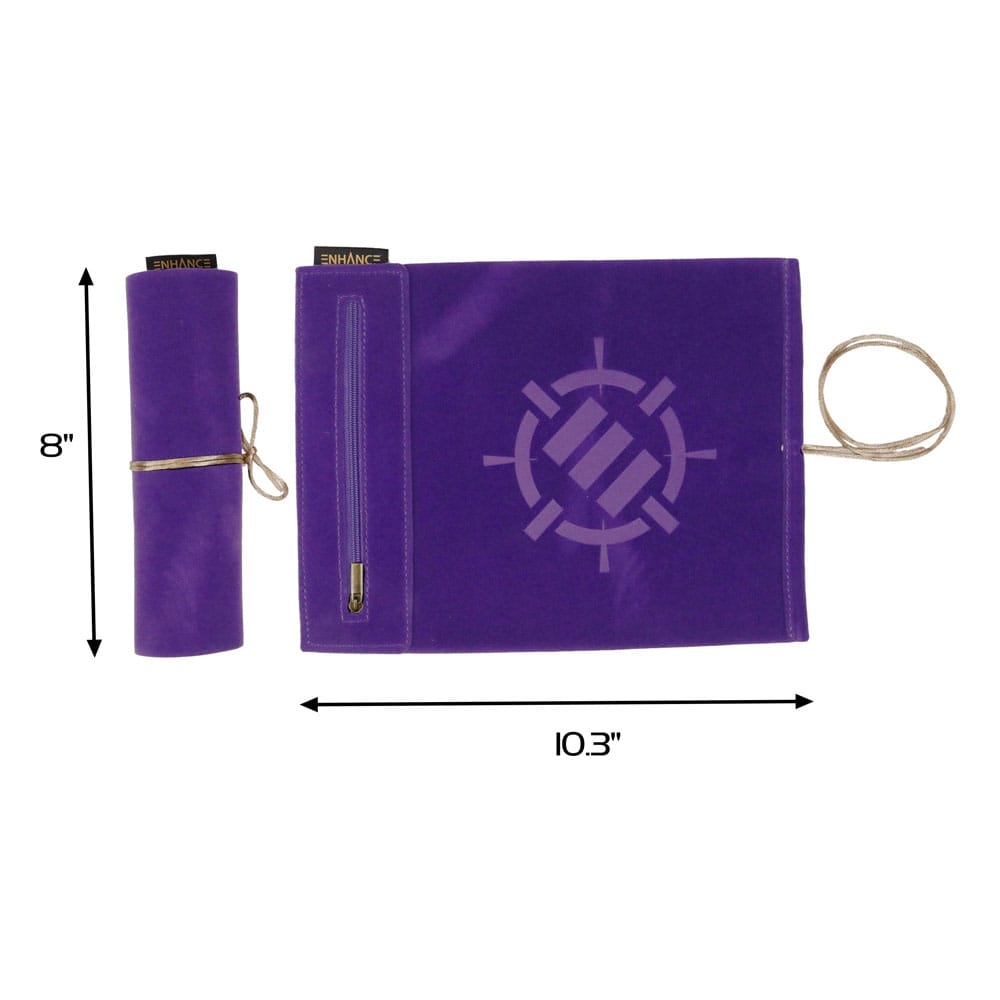 Enhance Tabletop Roll on a Scroll Würfeltasche mit Würfel Lila - Preorder - ETA: 02.10.2025