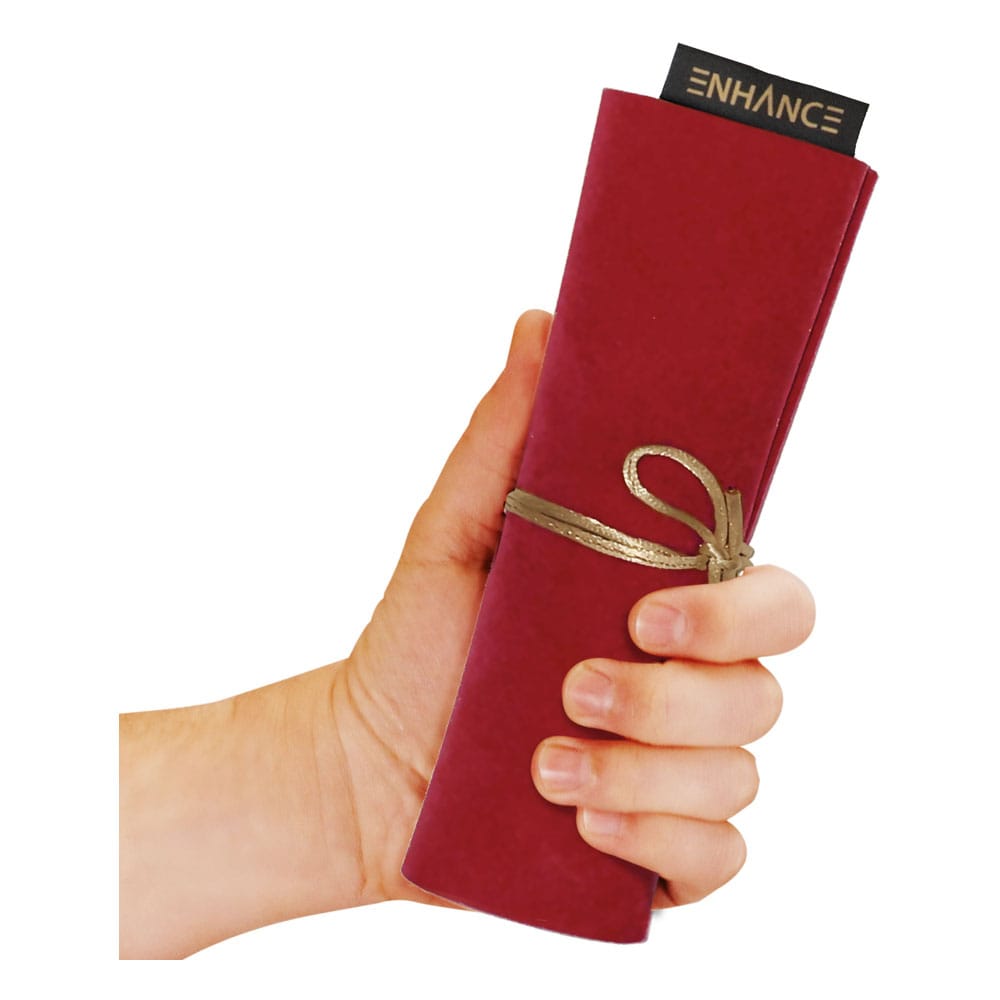 Enhance Tabletop Roll on a Scroll Würfeltasche mit Würfel Rot - Preorder - ETA: 17.10.2025