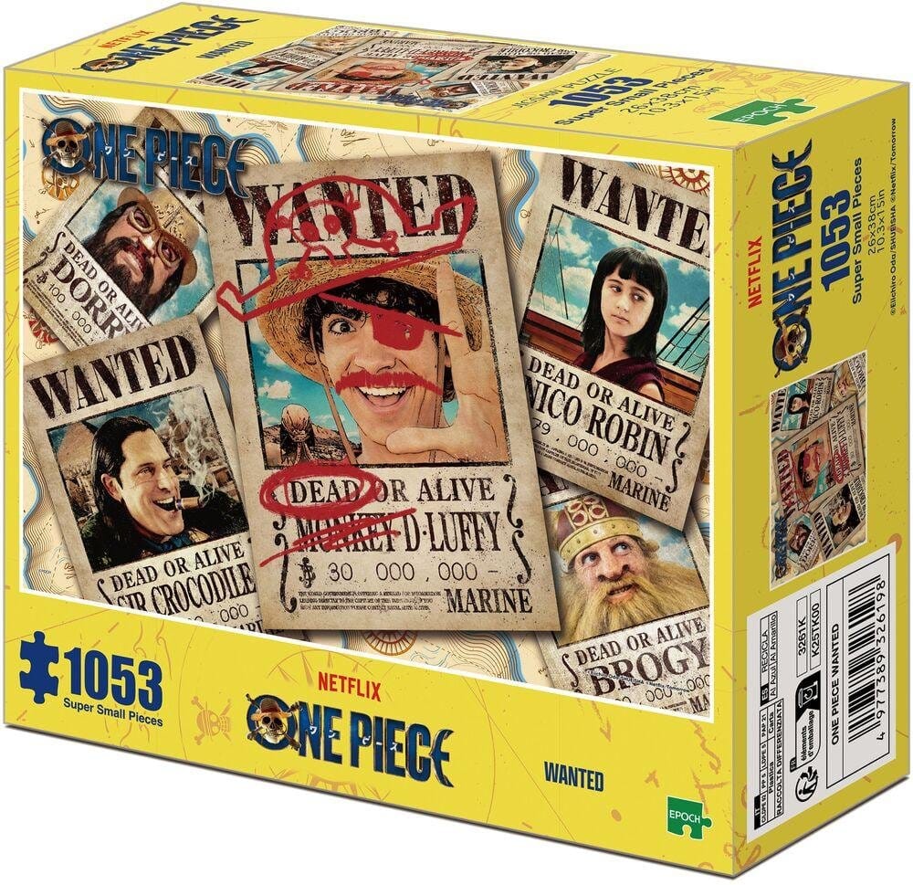 One Piece Puzzle 1000 Teile Wanted - Versand: 7 Tage nach Bestellung