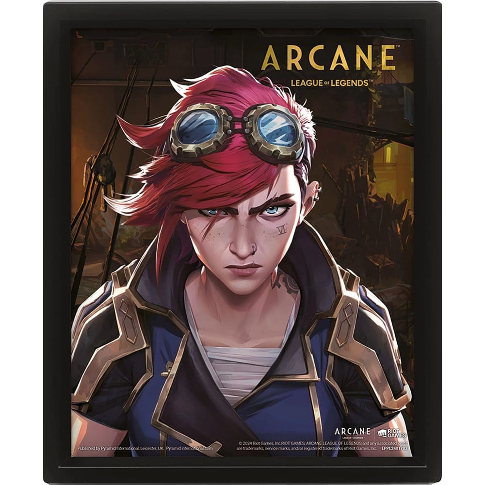 League of Legends Arcane 3D-Effekt Poster Jinx-VI - Preorder - ETA: 27.07.2026