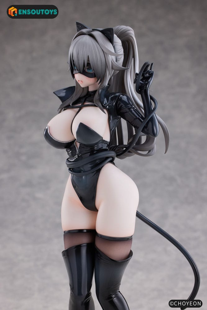 Original Character Statue 1/6 Cat Woman Happy-chan Different Color Edition 27 cm - Preorder - ETA: 25.04.2026