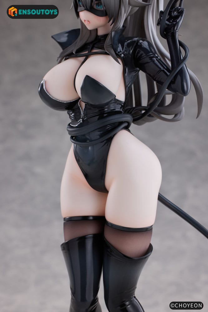 Original Character Statue 1/6 Cat Woman Happy-chan Different Color Edition 27 cm - Preorder - ETA: 25.04.2026