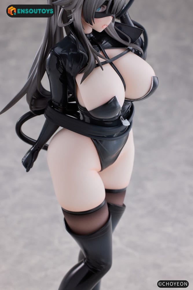 Original Character Statue 1/6 Cat Woman Happy-chan Different Color Edition 27 cm - Preorder - ETA: 25.04.2026