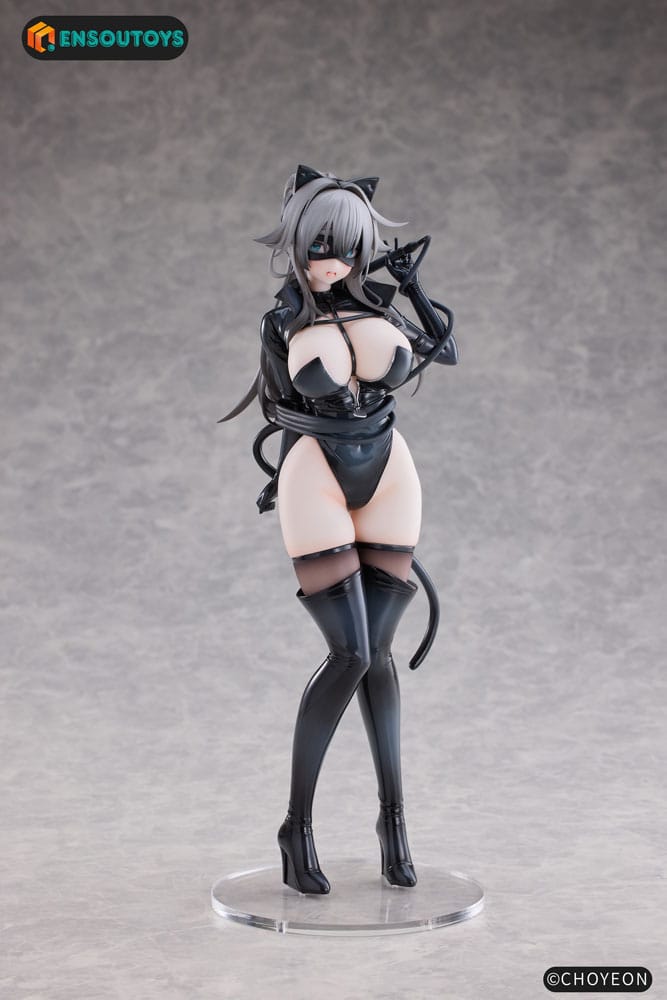 Original Character Statue 1/6 Cat Woman Happy-chan Different Color Edition 27 cm - Preorder - ETA: 25.04.2026