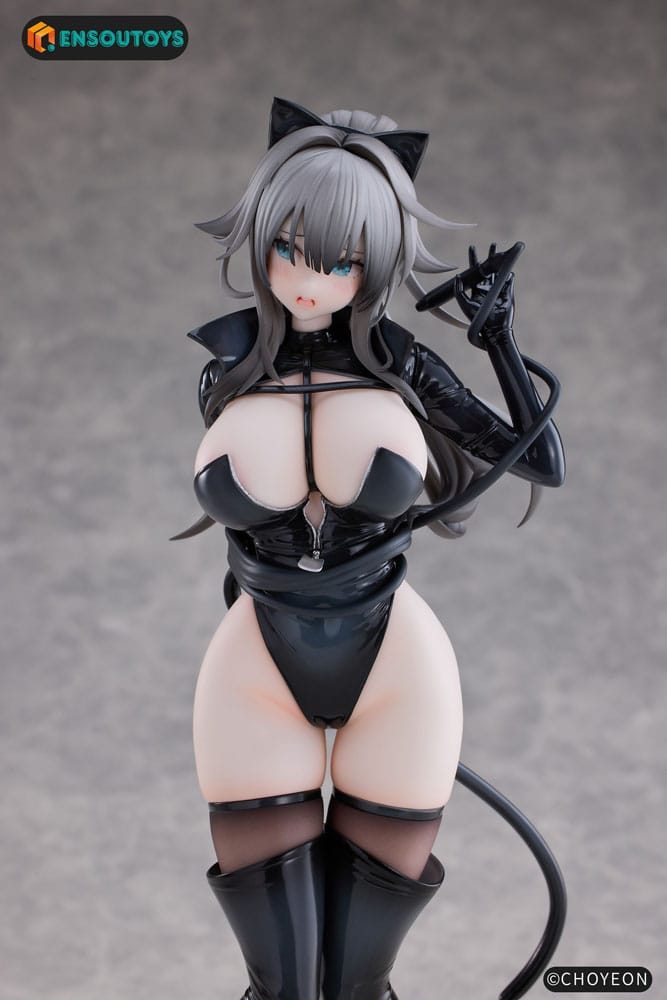 Original Character Statue 1/6 Cat Woman Happy-chan Different Color Edition 27 cm - Preorder - ETA: 25.04.2026