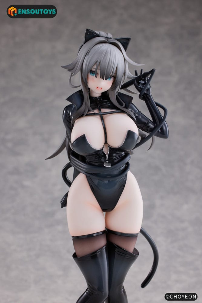 Original Character Statue 1/6 Cat Woman Happy-chan Different Color Edition 27 cm - Preorder - ETA: 25.04.2026
