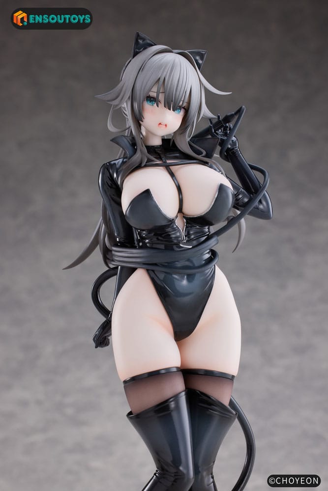 Original Character Statue 1/6 Cat Woman Happy-chan Different Color Edition 27 cm - Preorder - ETA: 25.04.2026