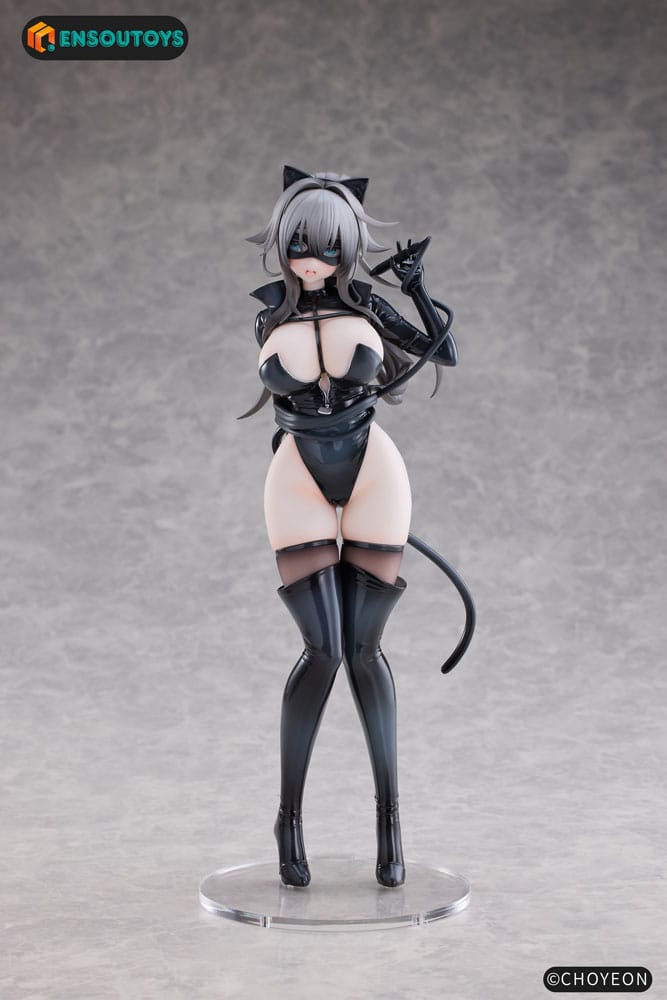 Original Character Statue 1/6 Cat Woman Happy-chan Different Color Edition 27 cm - Preorder - ETA: 25.04.2026