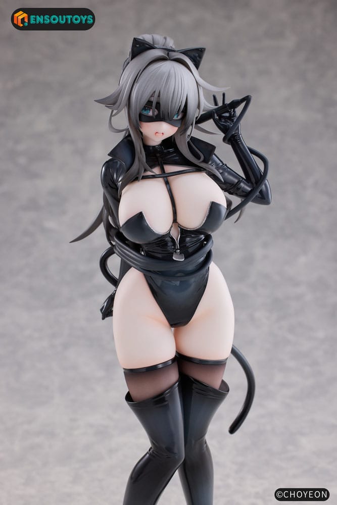Original Character Statue 1/6 Cat Woman Happy-chan Different Color Edition 27 cm - Preorder - ETA: 25.04.2026
