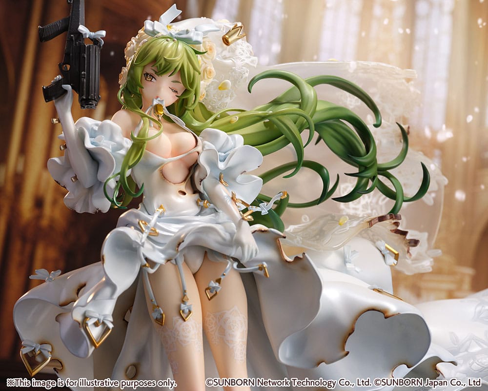 Girls Frontline SHIBUYA SCRAMBLE FIGURE PVC Statue 1/7 M950A Wounded Ver. 29 cm - Versand: 5-7 Tage nach Bestellung