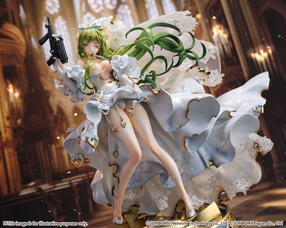 Girls Frontline SHIBUYA SCRAMBLE FIGURE PVC Statue 1/7 M950A Wounded Ver. 29 cm - Versand: 5-7 Tage nach Bestellung