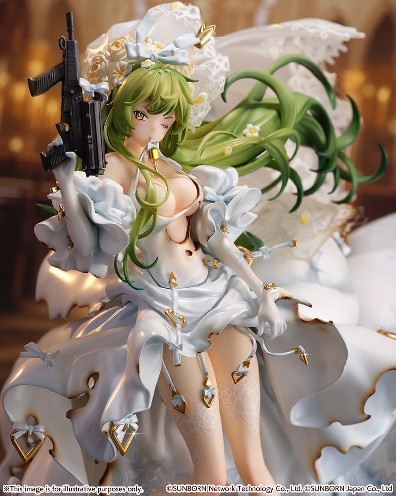 Girls Frontline SHIBUYA SCRAMBLE FIGURE PVC Statue 1/7 M950A Wounded Ver. 29 cm - Versand: 5-7 Tage nach Bestellung