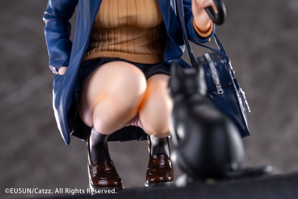 Original Character Statue 1/7 Rainy Day - Meeting Illustrated by Catzz 16 cm - Versand: 7 Tage nach Bestellung
