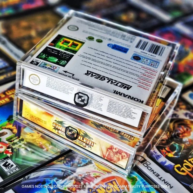 Acrylgehäuse 2er-Pack für Gameboy/Gameboy Advance Spiele - Versand: 5-7 Tage nach Bestellung