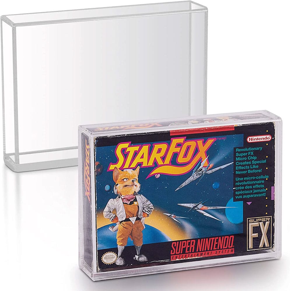 Acrylgehäuse 2er-Pack für SNES/N64 Spiele - Versand: 5-7 Tage nach Bestellung