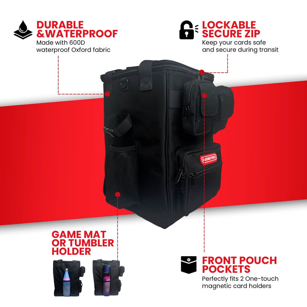 Evoretro Trading Card Rucksack Black - Preorder - ETA: 21.11.2025