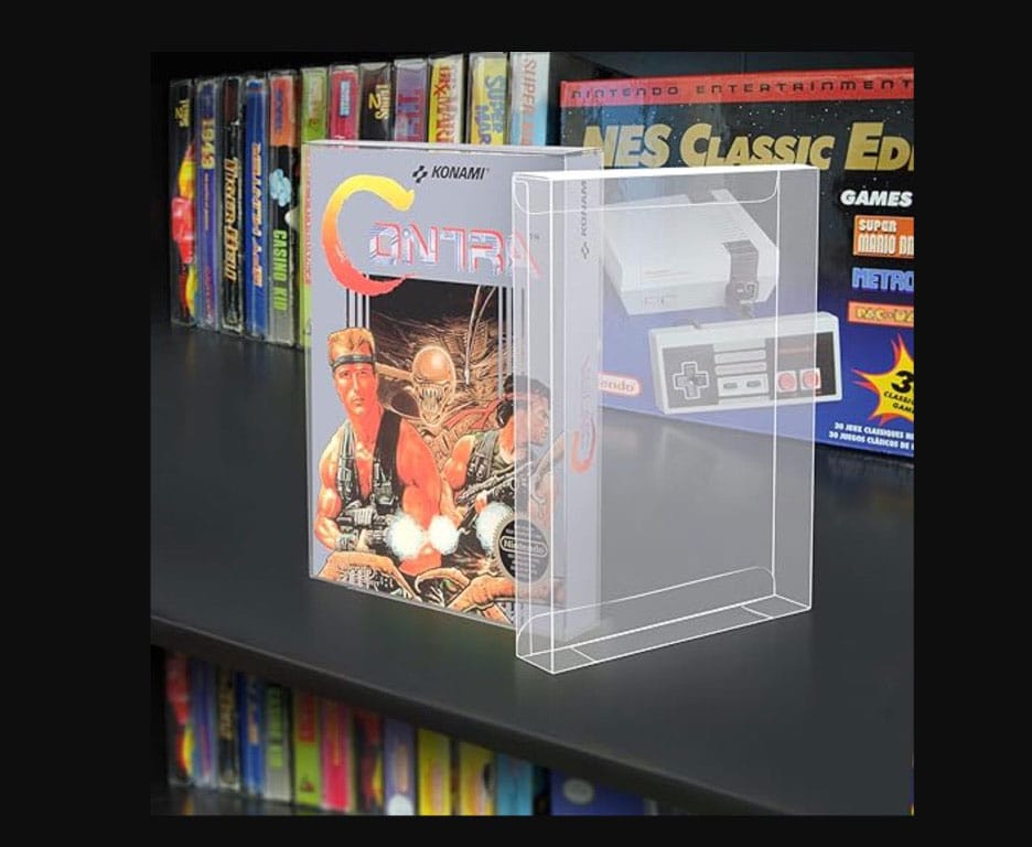 PET Gehäuse 25er-Pack für NES Spiele - Versand: 5-7 Tage nach Bestellung