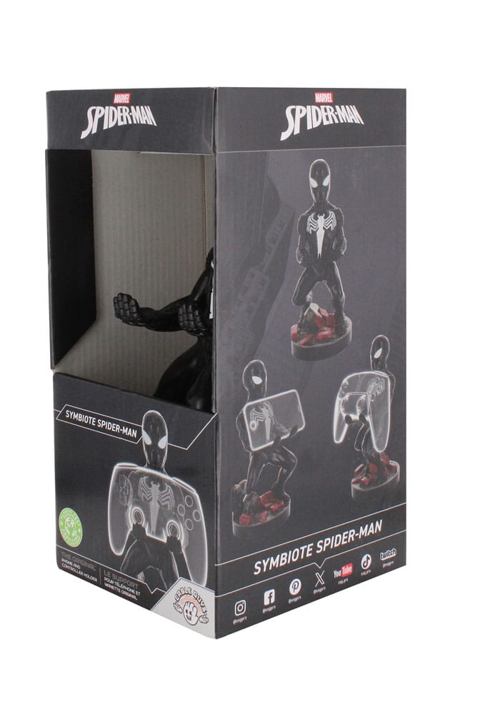 Marvel Cable Guys Lade-Halter Symbiote Spider-Man 21 cm - Versand: 5-7 Tage nach Bestellung