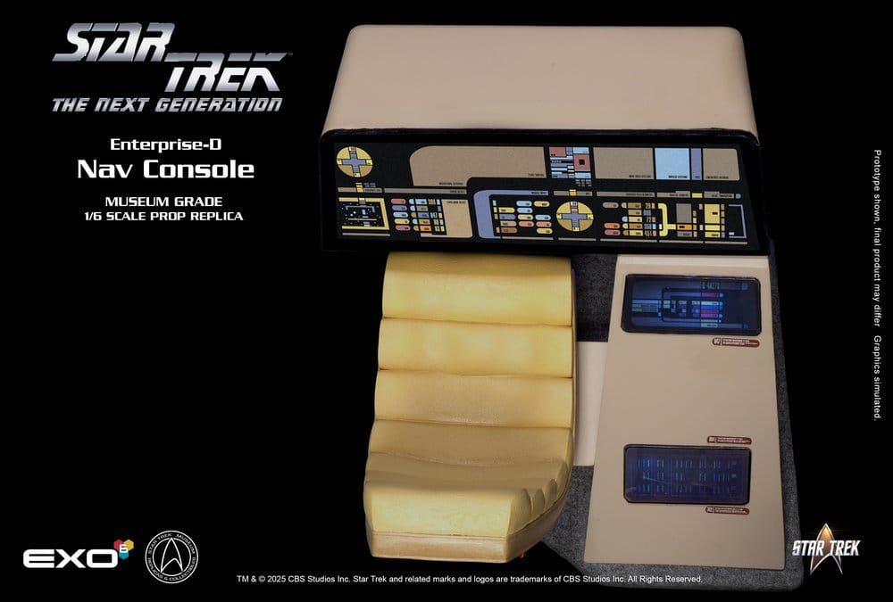 Star Trek: The Next Generation Replik 1/6 Enterprise-D Bridge CONN Console - Preorder - ETA: 28.12.2026