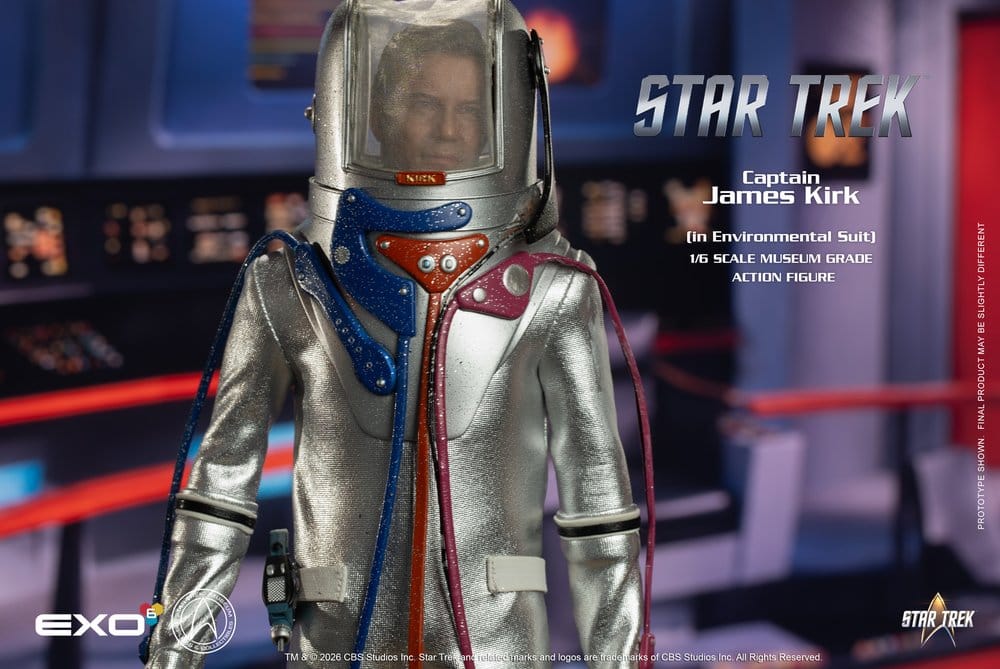 Star Trek: Die Original-Serie Actionfigur 1/6 Captain James T. Kirk (in Environmental Suit) 29 cm - Preorder - ETA: 25.02.2027
