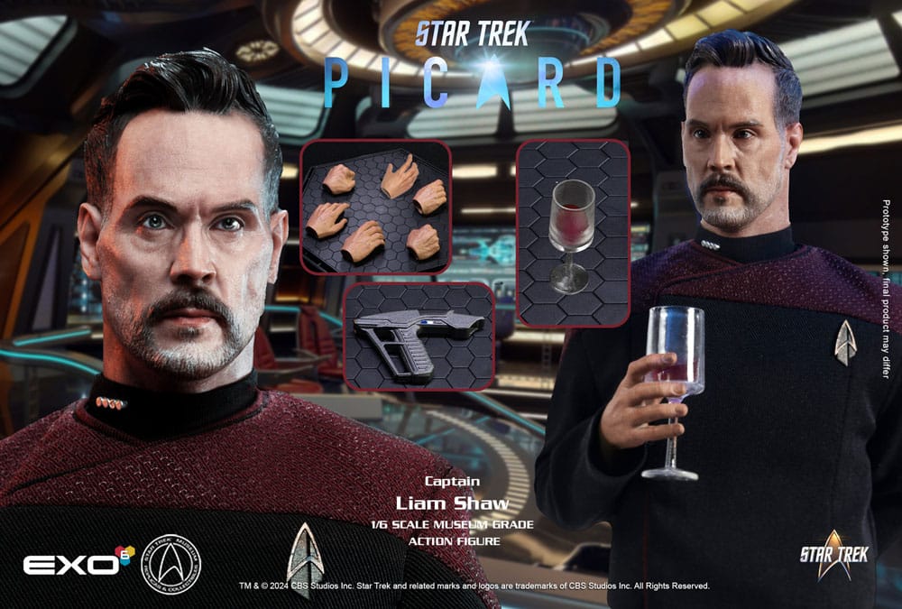 Star Trek: Picard Actionfigur 1/6 Captain Liam Shaw 30 cm - Versand: 5-7 Tage nach Bestellung