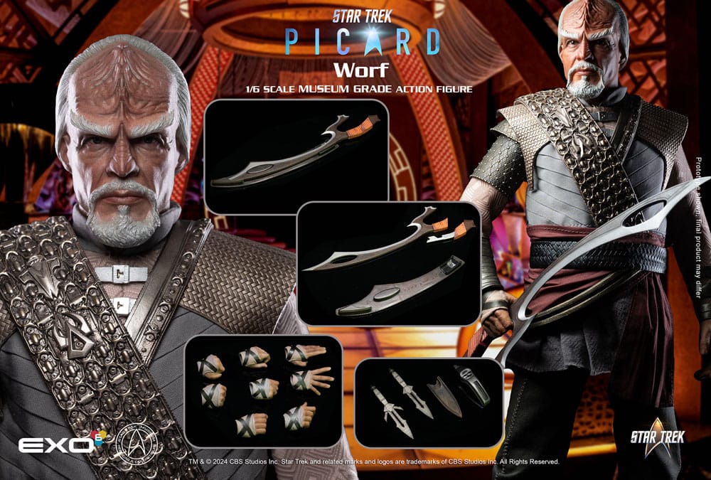 Star Trek: Picard Actionfigur 1/6 Worf 30 cm - Preorder - ETA: 25.02.2026
