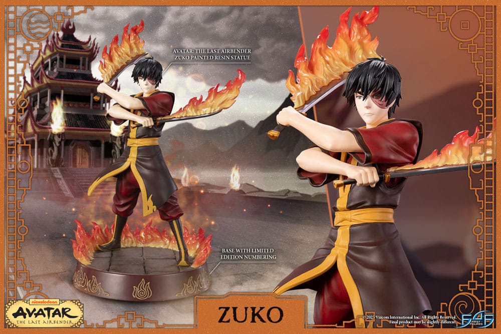 Avatar Der Herr der Elemente Statue Zuko 32 cm - Preorder - ETA: 25.05.2026
