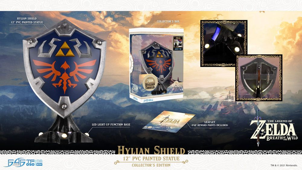 The Legend of Zelda Breath of the Wild PVC Statue Hylian Shield Collector's Edition 29 cm - Preorder - ETA: 25.10.2026