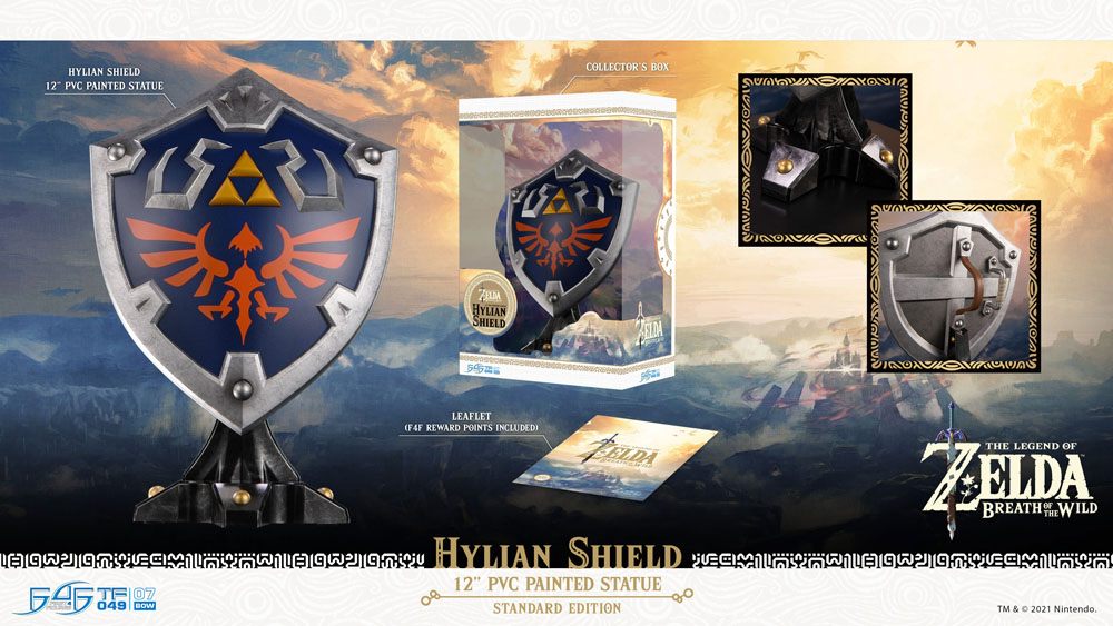 The Legend of Zelda Breath of the Wild PVC Statue Hylian Shield Standard Edition 29 cm - Preorder - ETA: 20.11.2025