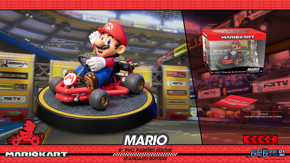 Mario Kart PVC Statue Mario Standard Edition 19 cm - Preorder - ETA: 20.12.2025