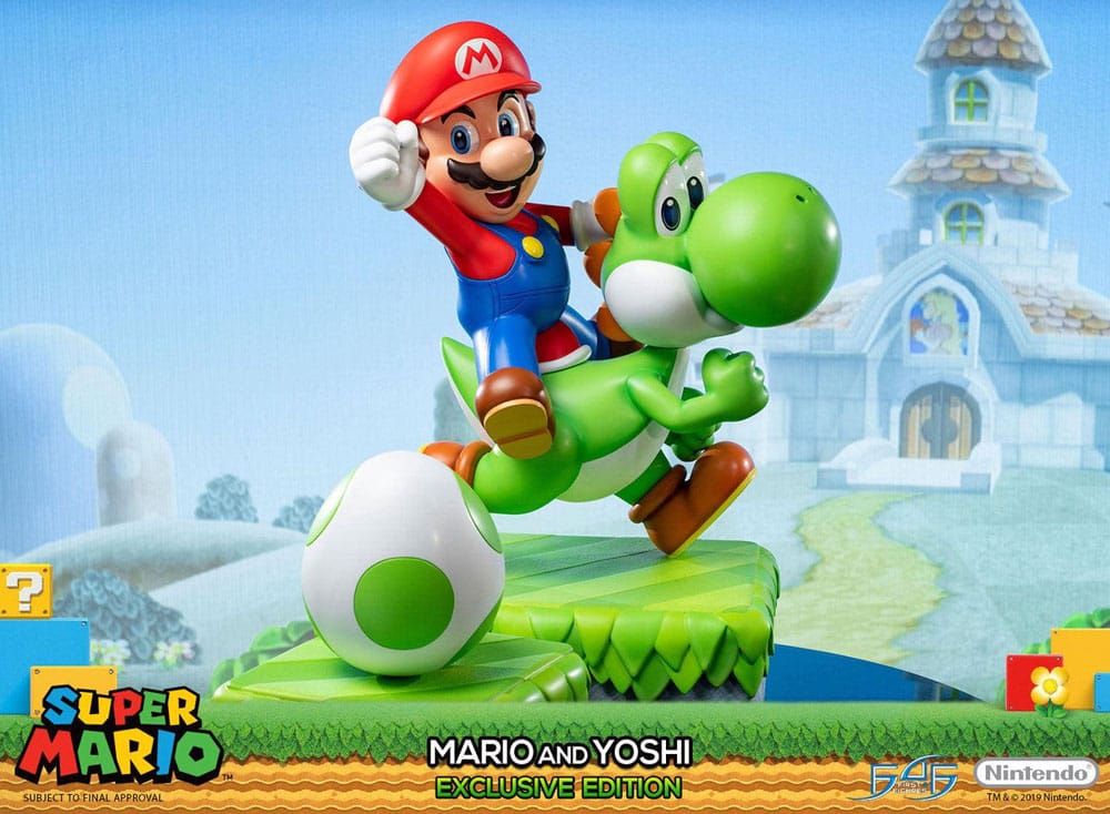 Super Mario Statue Mario & Yoshi Exclusive Edition 48 cm - Preorder - ETA: 25.11.2026