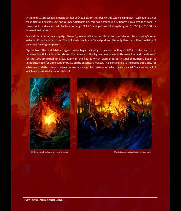 Mythic Legions: The First 10 Year Buch Hardcover *Englische Version* - Preorder - ETA: 20.01.2026