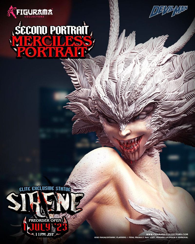 Devilman Elite Exclusive Statue 1/4 Sirene 67 cm - Preorder - ETA: 20.05.2027