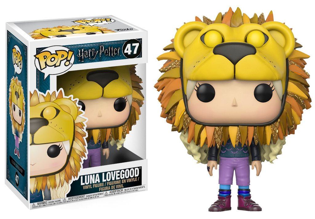 Harry Potter POP! Movies Vinyl Figur Luna Lovegood with Lion Head 9 cm - Preorder - ETA: 09.10.2026