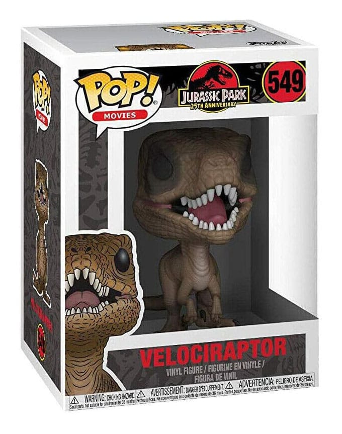 Jurassic Park POP! Movies Vinyl Figur Velociraptor 9 cm - Preorder - ETA: 24.11.2025