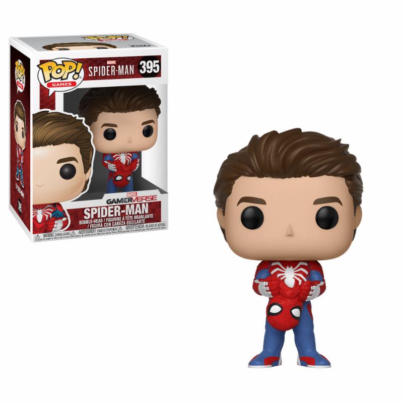 Spider-Man POP! Games Vinyl Figur Unmasked Spider-Man 9 cm - Versand: 5-7 Tage nach Bestellung