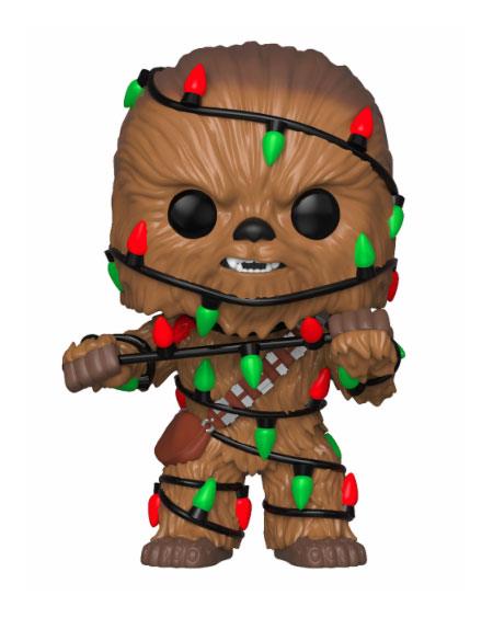 Star Wars POP! Vinyl Wackelkopf-Figur Holiday Chewbacca with Lights 9 cm - Versand: 5-7 Tage nach Bestellung