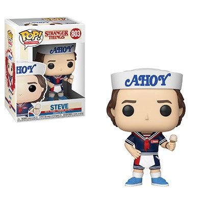Stranger Things POP! TV Vinyl Figur Steve with Hat and Ice Cream 9 cm - Versand: 5-7 Tage nach Bestellung